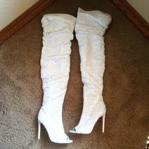 Scylla Mermaid Over the Knee Boots